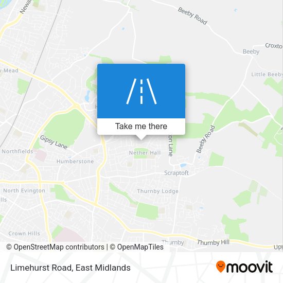 Limehurst Road map