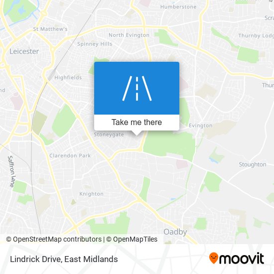 Lindrick Drive map