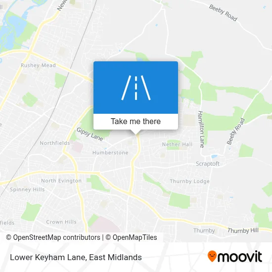 Lower Keyham Lane map