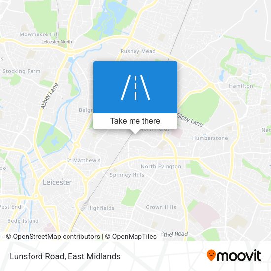 Lunsford Road map