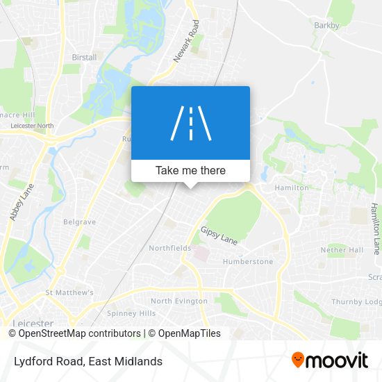 Lydford Road map