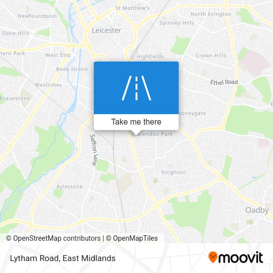 Lytham Road map