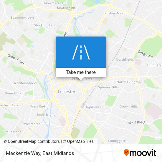 Mackenzie Way map