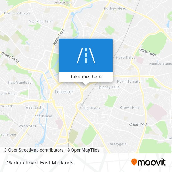 Madras Road map
