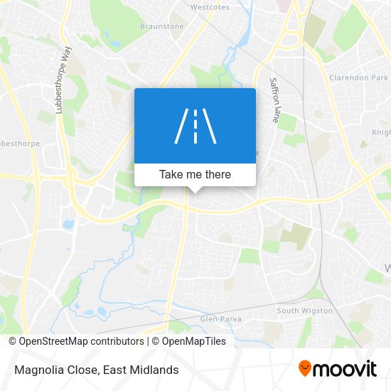 Magnolia Close map