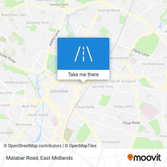 Malabar Road map