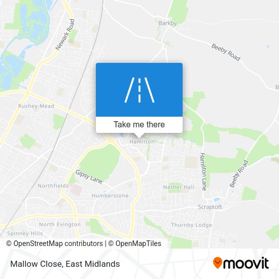 Mallow Close map
