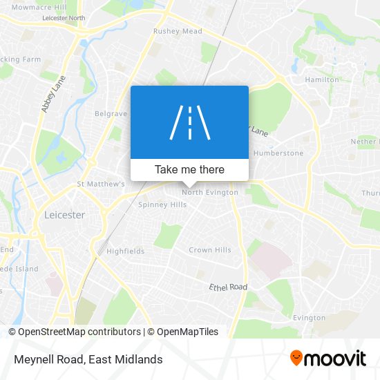 Meynell Road map