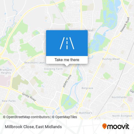 Millbrook Close map