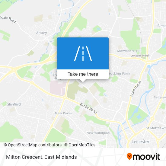 Milton Crescent map