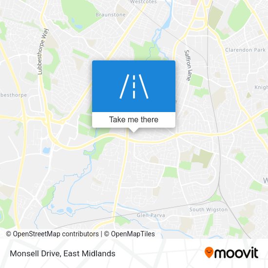 Monsell Drive map