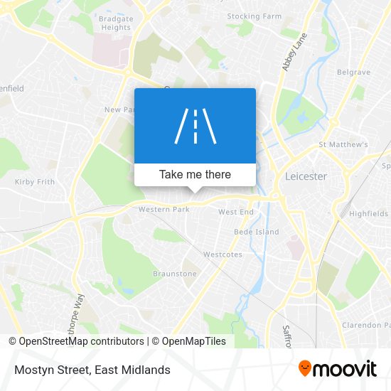 Mostyn Street map