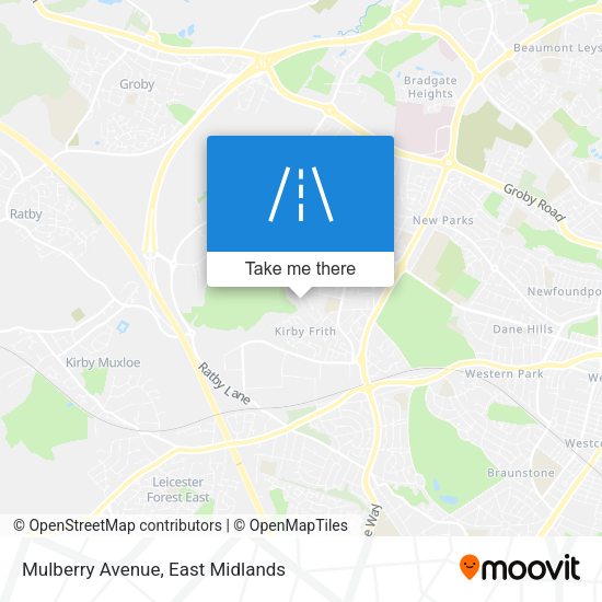 Mulberry Avenue map
