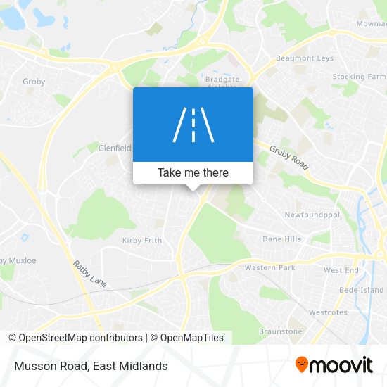 Musson Road map