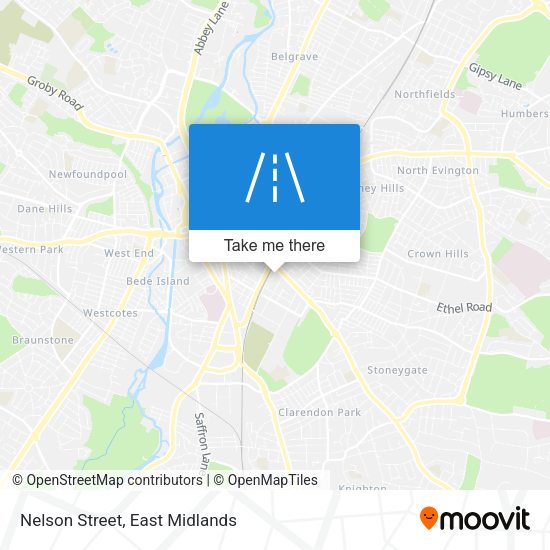 Nelson Street map