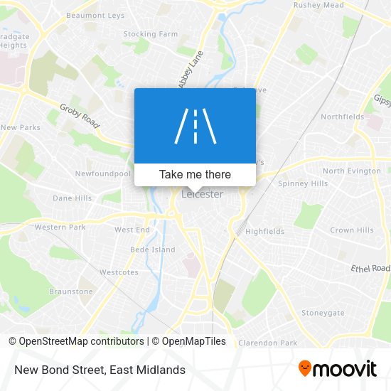 New Bond Street map