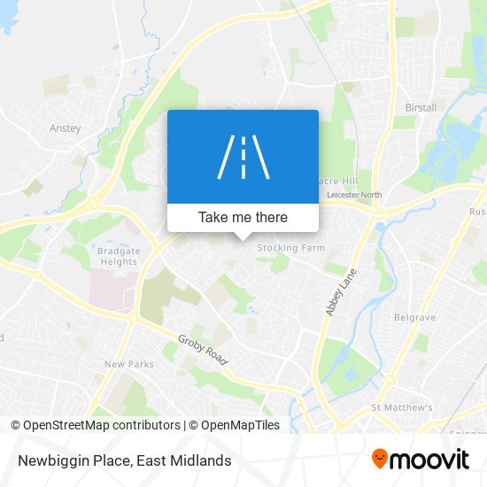 Newbiggin Place map