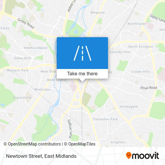 Newtown Street map