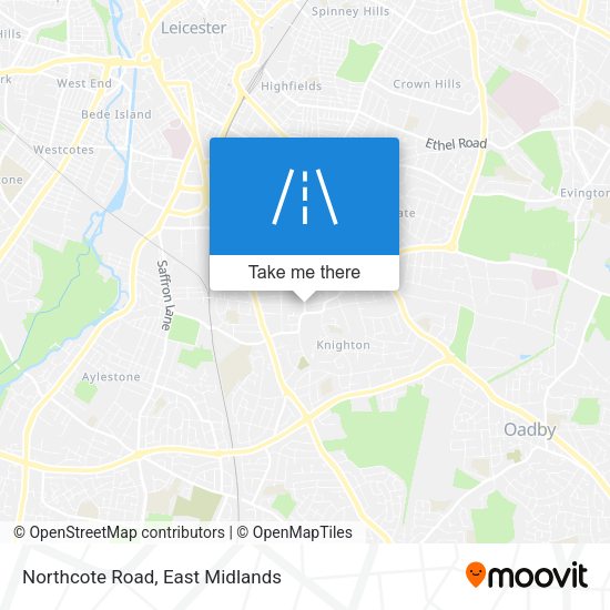 Northcote Road map