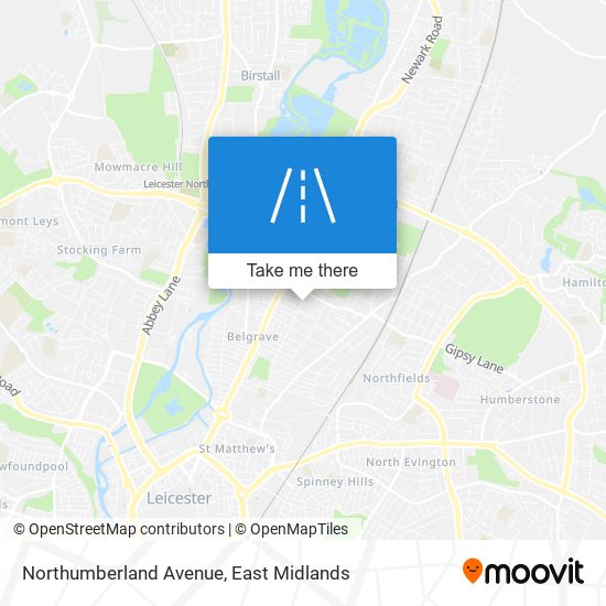 Northumberland Avenue map