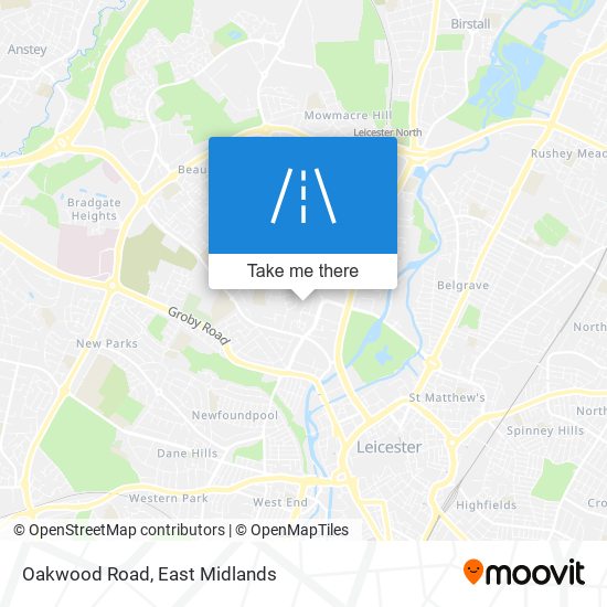 Oakwood Road map