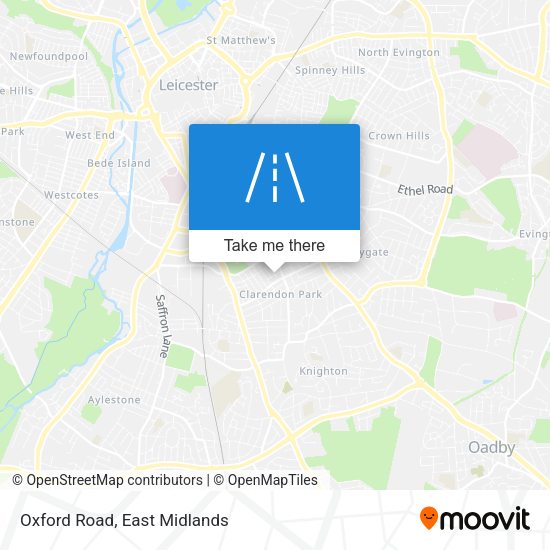Oxford  Road map