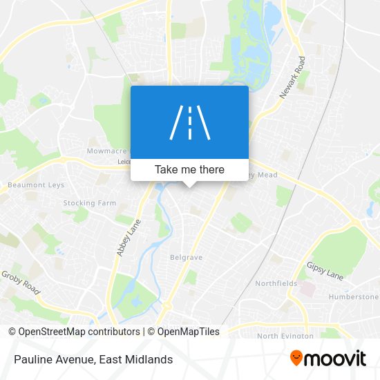 Pauline Avenue map