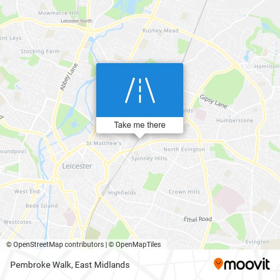 Pembroke Walk map