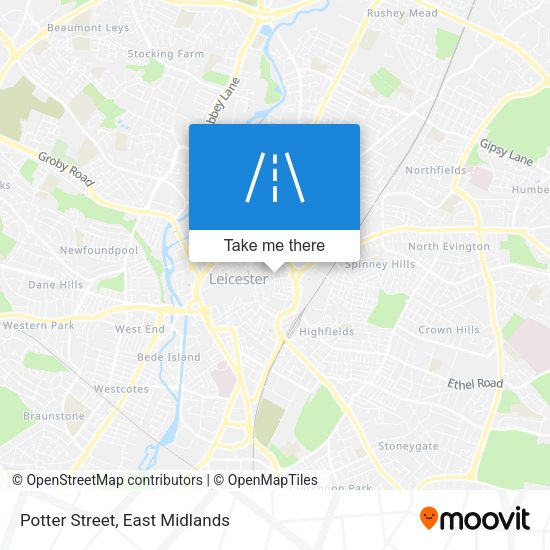 Potter Street map