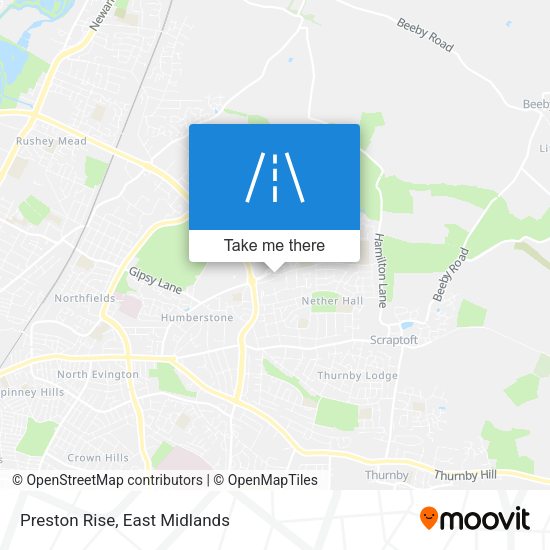 Preston Rise map