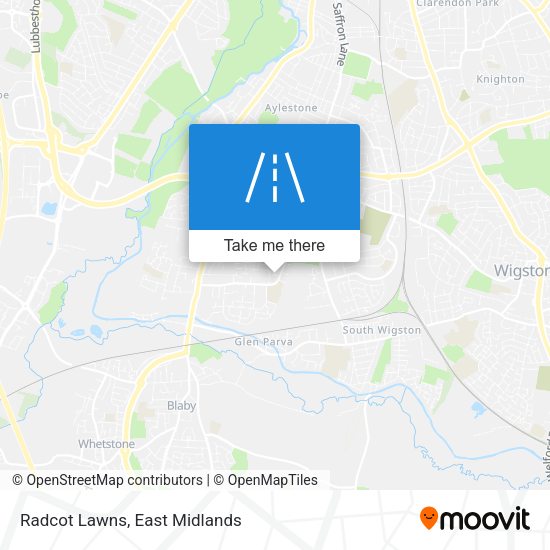 Radcot Lawns map
