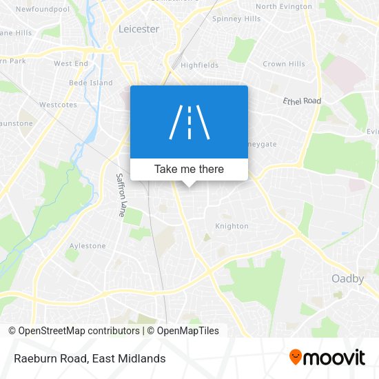 Raeburn Road map