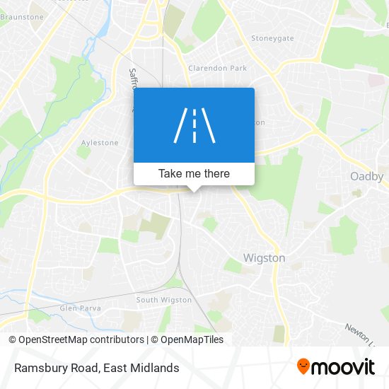 Ramsbury Road map