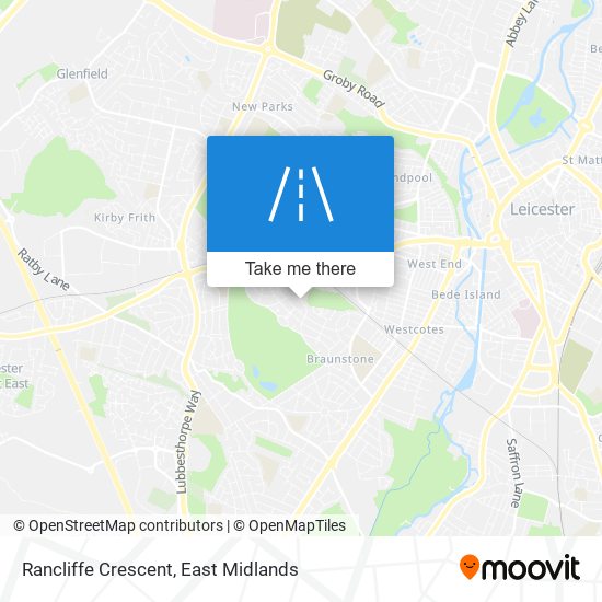 Rancliffe Crescent map