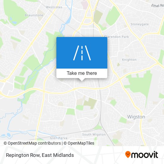 Repington Row map