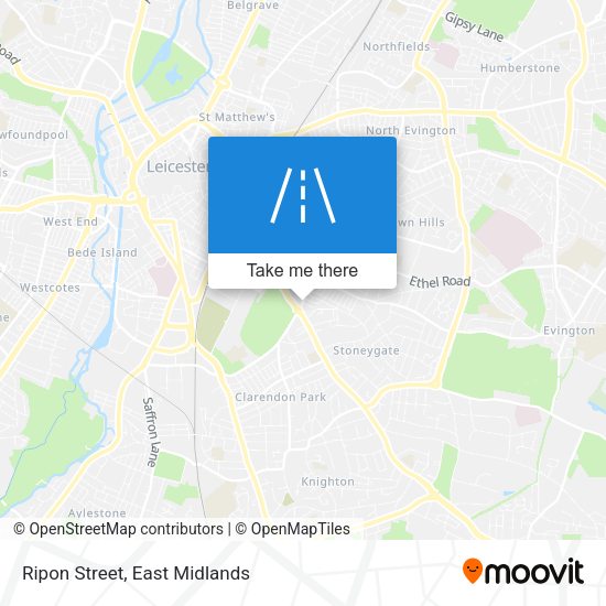 Ripon Street map