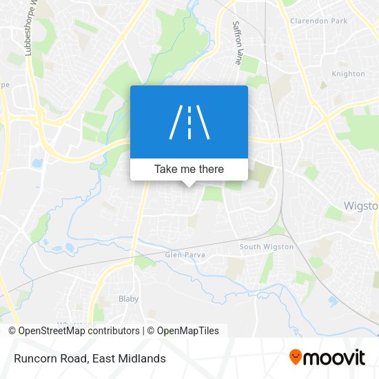 Runcorn Road map