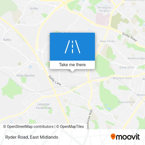 Ryder Road map