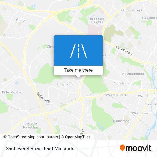 Sacheverel Road map