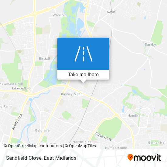 Sandfield Close map