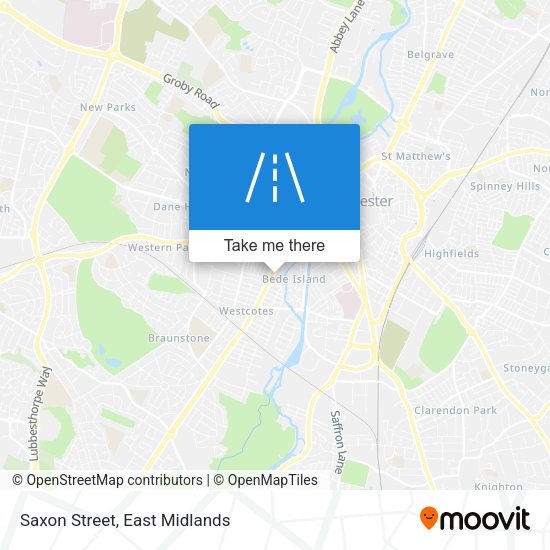 Saxon Street map