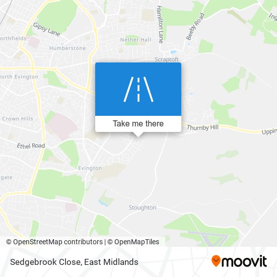 Sedgebrook Close map