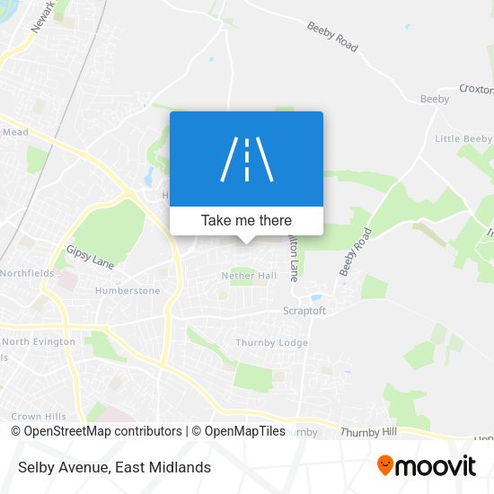 Selby Avenue map