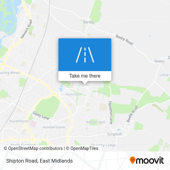 Shipton Road map
