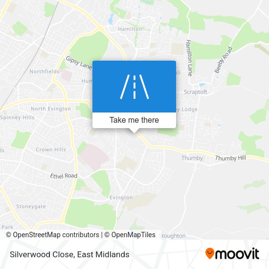 Silverwood Close map