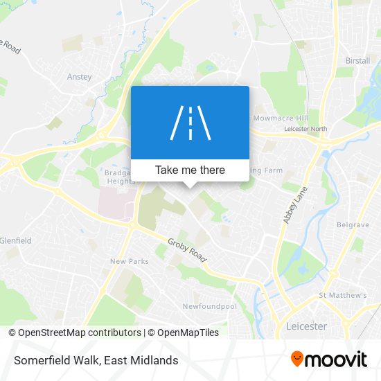 Somerfield Walk map