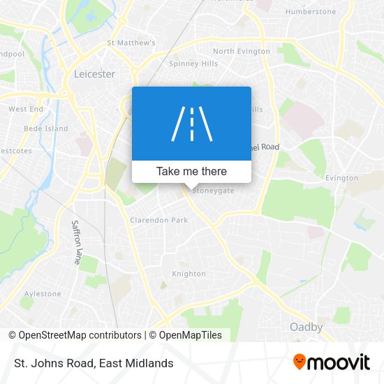 St. Johns Road map