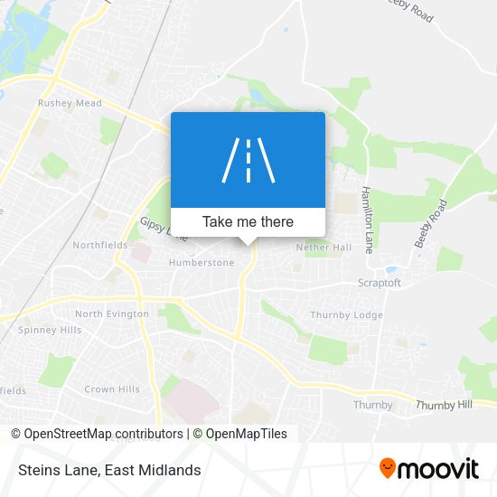 Steins Lane map