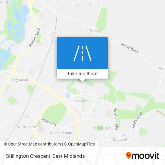 Stillington Crescent map