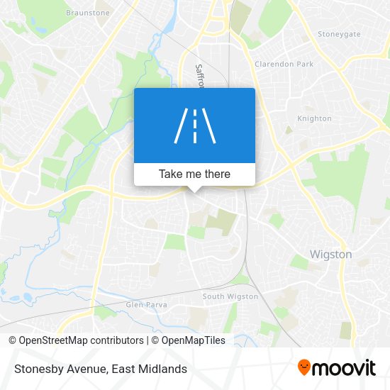 Stonesby Avenue map